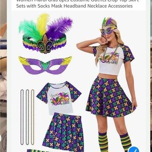 Mardi Gras outfit, new